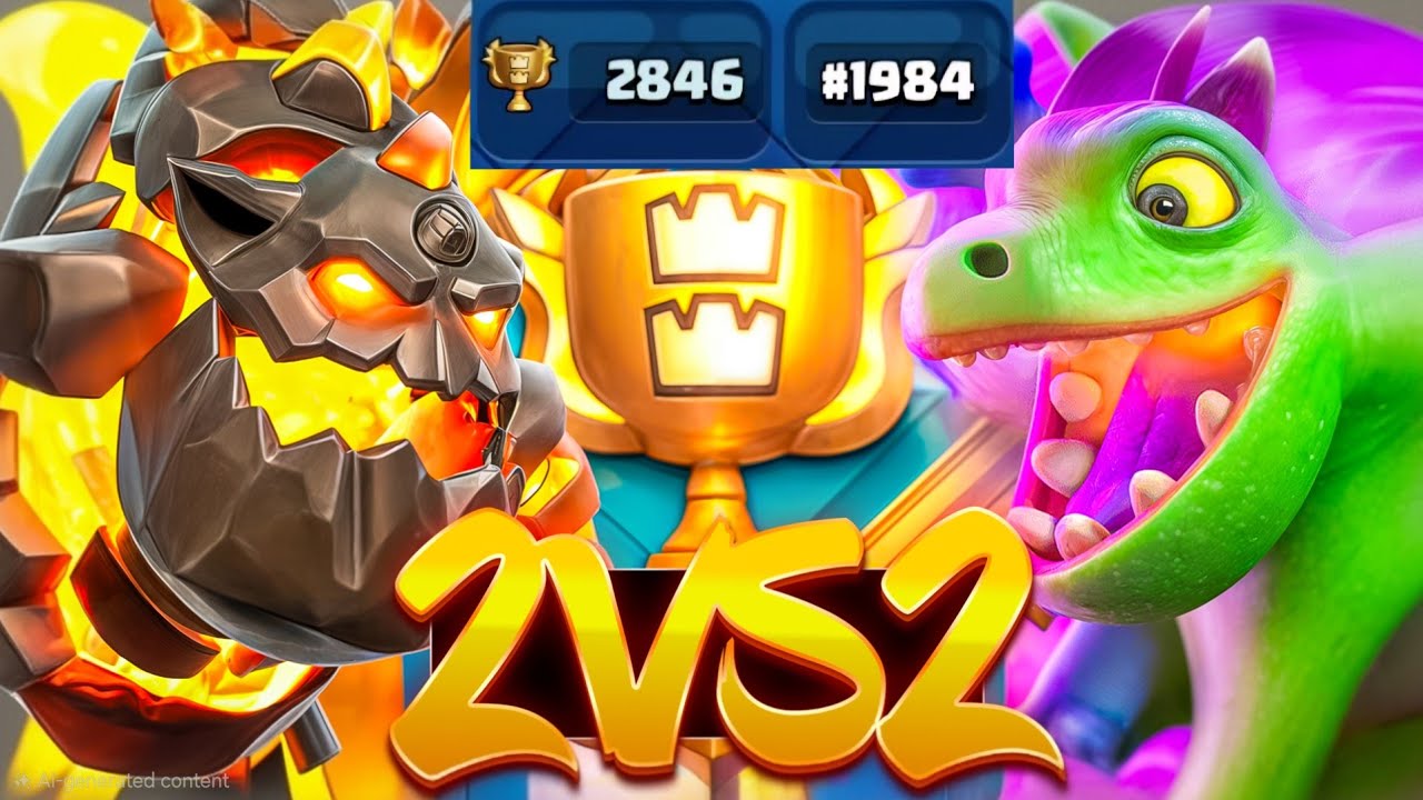 2v2 Battles at Top 2000 Rank | Clash Royale