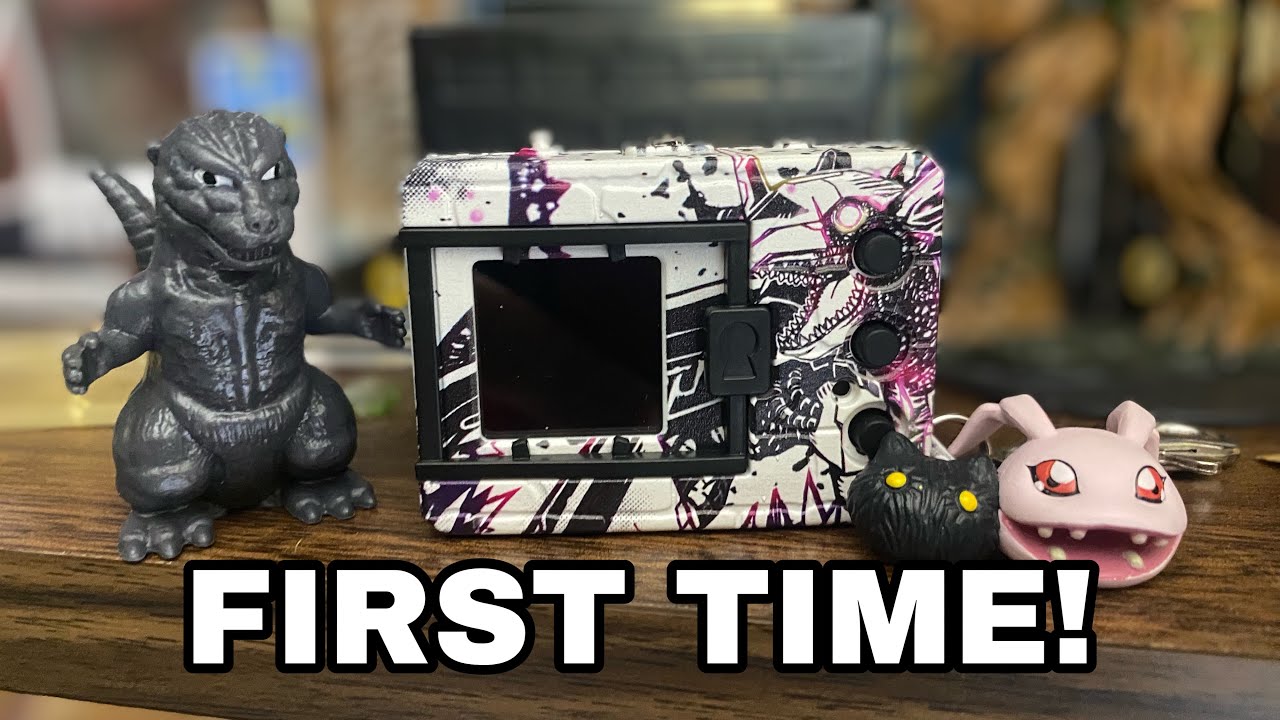 First Time with the Godzilla 70th Anniversary - Digimon Color V-Pet Diary #digimon #godzilla 