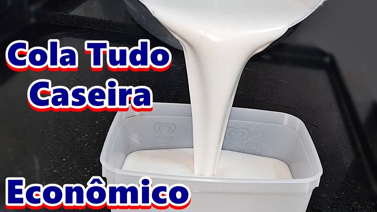 COMO FAZER COLA BRANCA EM CASA - SUPER FÁCIL
