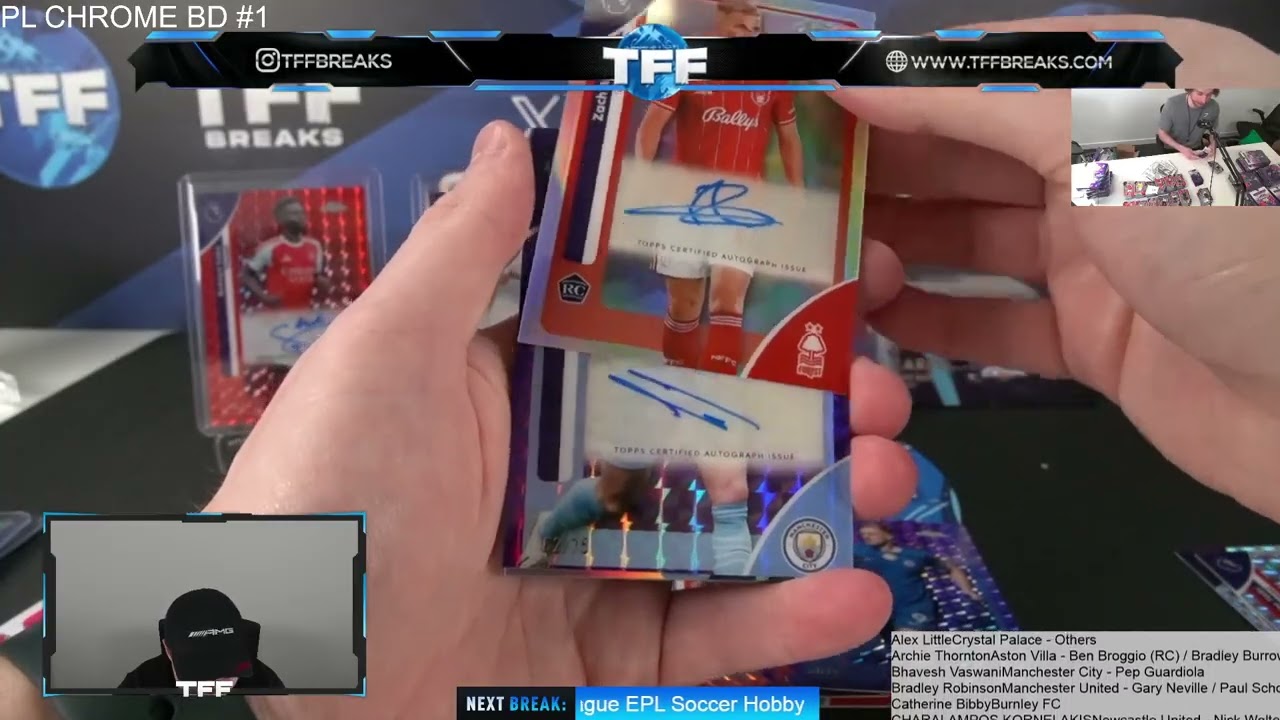 2026 Topps Chrome Premier League EPL Soccer Breakers Delight 6 Box Case PYT/PYP #1