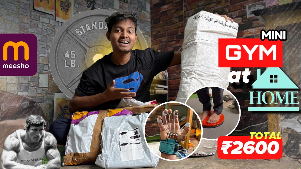 Build Your Budget GYM AT HOME from Meesho | Items Starting ₹100 (Total ₹2600)