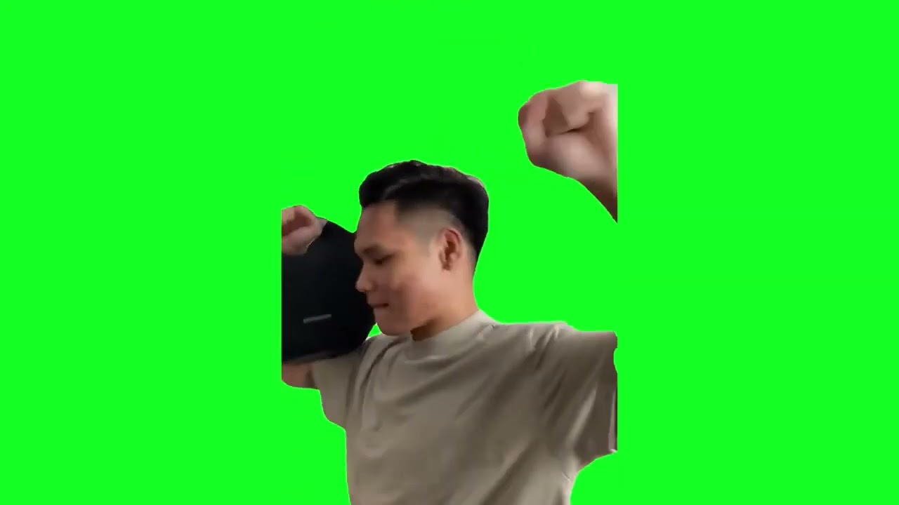 Sangtraan dance on greenscreen