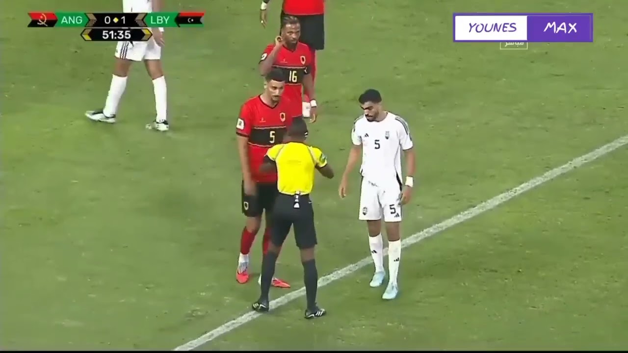 ملخص مباراة ليبيا و أنغولا تصفيات كأس العالم 2026 فوز ثمين ليبيا   LYBIA vx ANGOLA 1 0