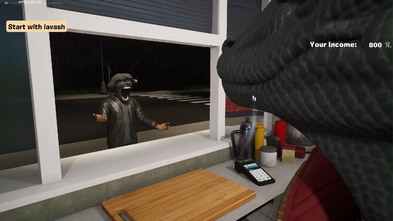 Season 1 episode 1.Horror series scary shawarma kiosk