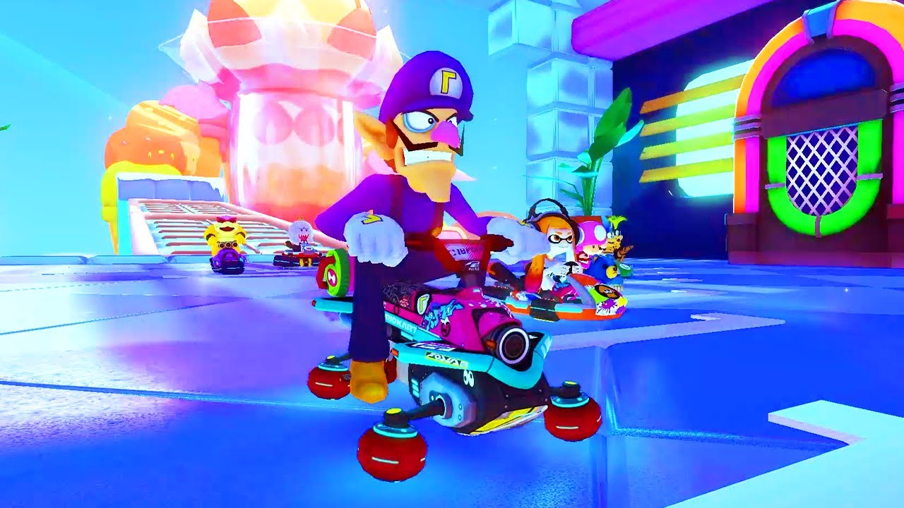 Mario Kart 8 Deluxe - Propeller Cup 200cc (Waluigi Gameplay)