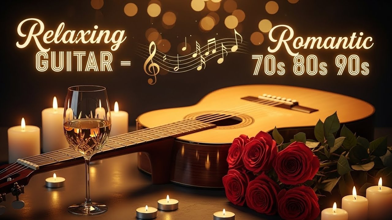 Peaceful Romantic Guitar Music 🎶 | Instrumental Oldies for Love & Relaxation
