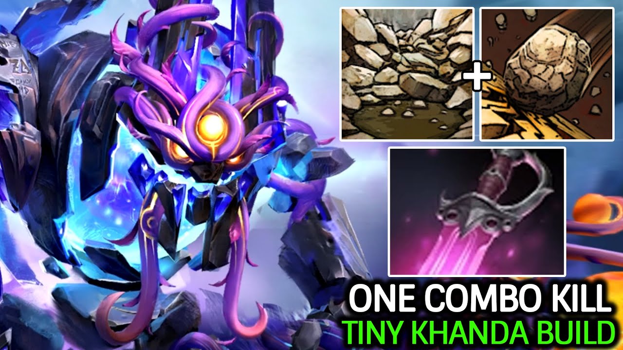 Tiny Khanda Build – Crazy Plays One Combo Kill Dota 2