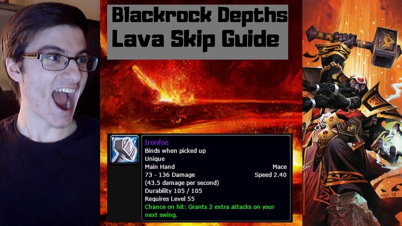 How to do The Blackrock Depths Lava Skip and Solo The Molten Core Attunement