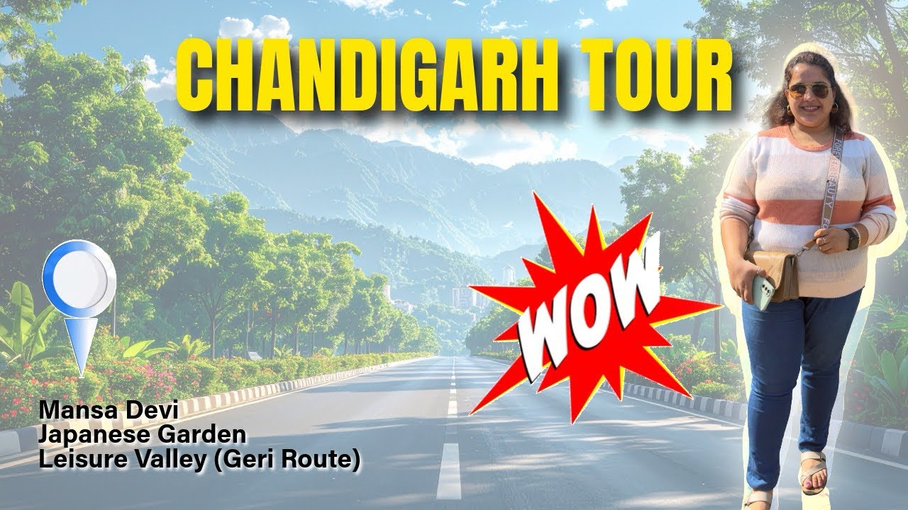 ❤️Sunday Chandigarh vlog | Mansa Devi | Hidden Gems @thatgirlwidcurlyhair 