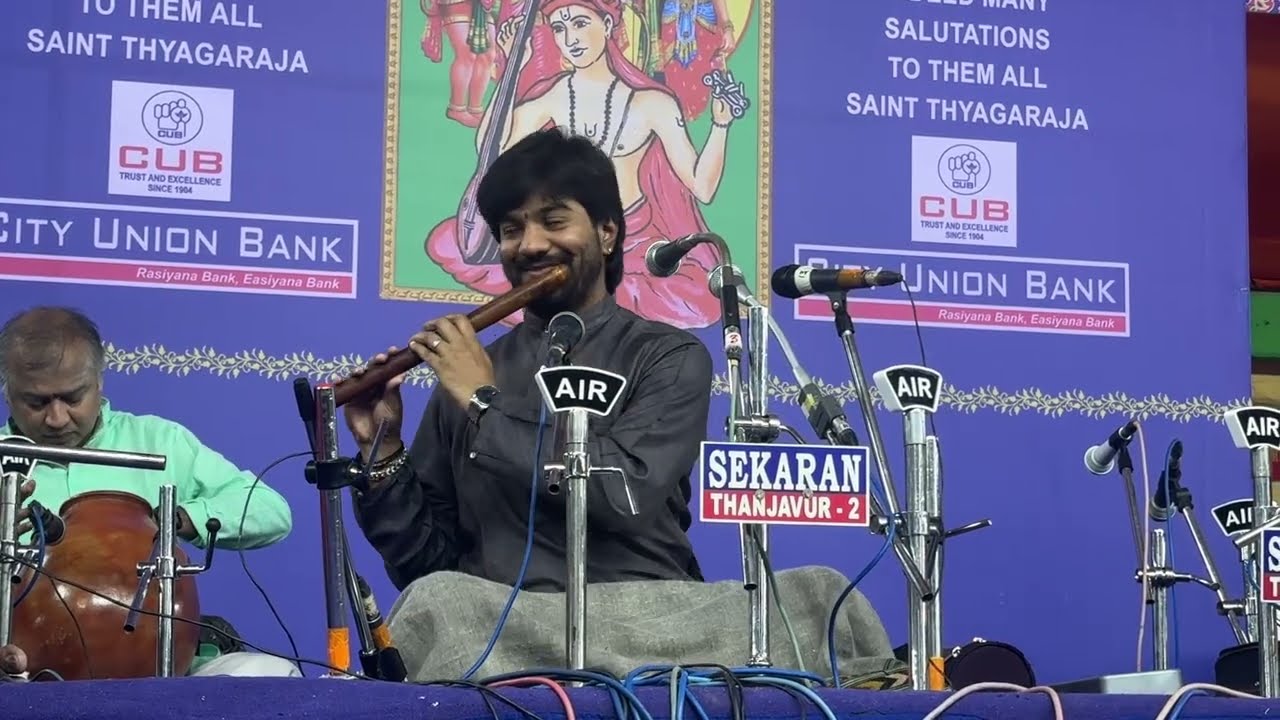 Brovabaramma- J.A.Jayanth Flute-179th Thiruvaiyaru Thyagaraja Aradhana