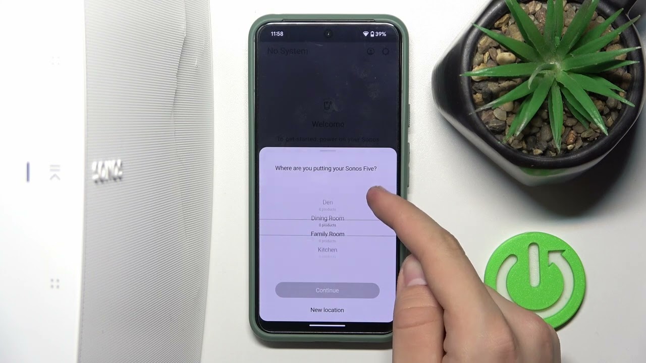 SONOS Five в паре с приложением для Android