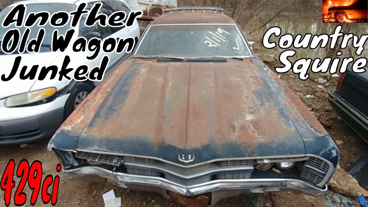 1969 Ford LTD Country Squire Junkyard Find