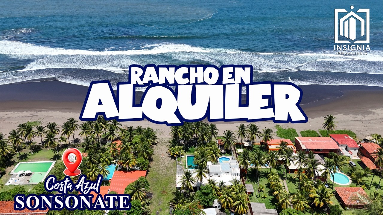 🌴🏖¨𝗥𝗮𝗻𝗰𝗵𝗼 𝗲𝗻 𝗔𝗹𝗾𝘂𝗶𝗹𝗲𝗿 𝗮 𝟴𝟬 𝗺 𝗱𝗲𝗹 𝗠𝗮𝗿 𝗲𝗻 𝗖𝗼𝘀𝘁𝗮 𝗔𝘇𝘂𝗹, 𝗦𝗼𝗻𝘀𝗼𝗻𝗮𝘁𝗲, 𝗘𝗹 𝗦𝗮𝗹𝘃𝗮𝗱𝗼𝗿¨🏊🏼‍♀️🌊