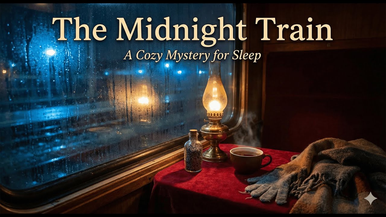 Cozy Mystery for Sleep | The Vanished Painting on the 1925 Midnight Train | Rain, Fog