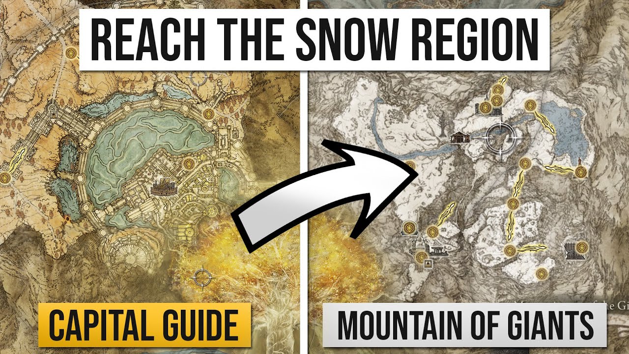 How to Get to the Snow Area + Capital Walkthrough! - Elden Ring