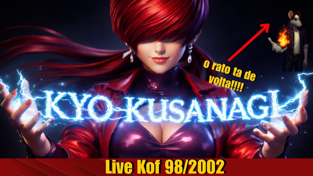 LIVE KOF 98 e 2002 (combo fala+joga)!!!!!!!!#KOF98 #kof2002