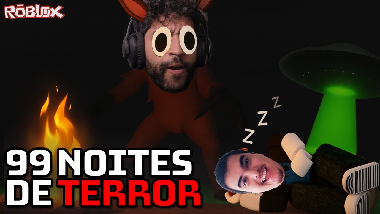 Passamos 99 NOITES com a INVASÃO ALIEN no ROBLOX