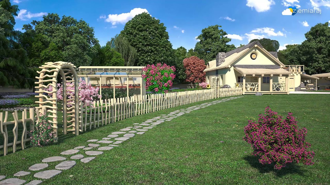 RodowaSiedziba,Dom z Gliny(Projekt3D)Eco cob house