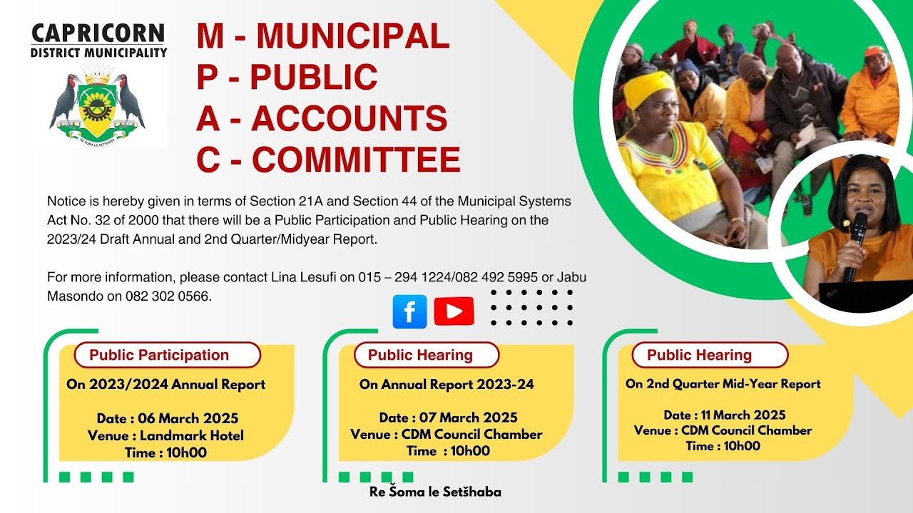MPAC Public Participation on 2023/2024 Annual Report