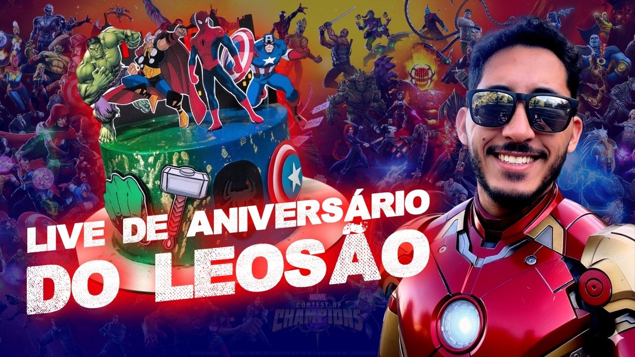 LIVE DE ANIVERSARIO VEM COM A GENTE!!! MARVEL TORNEIO DE CAMPEÔES