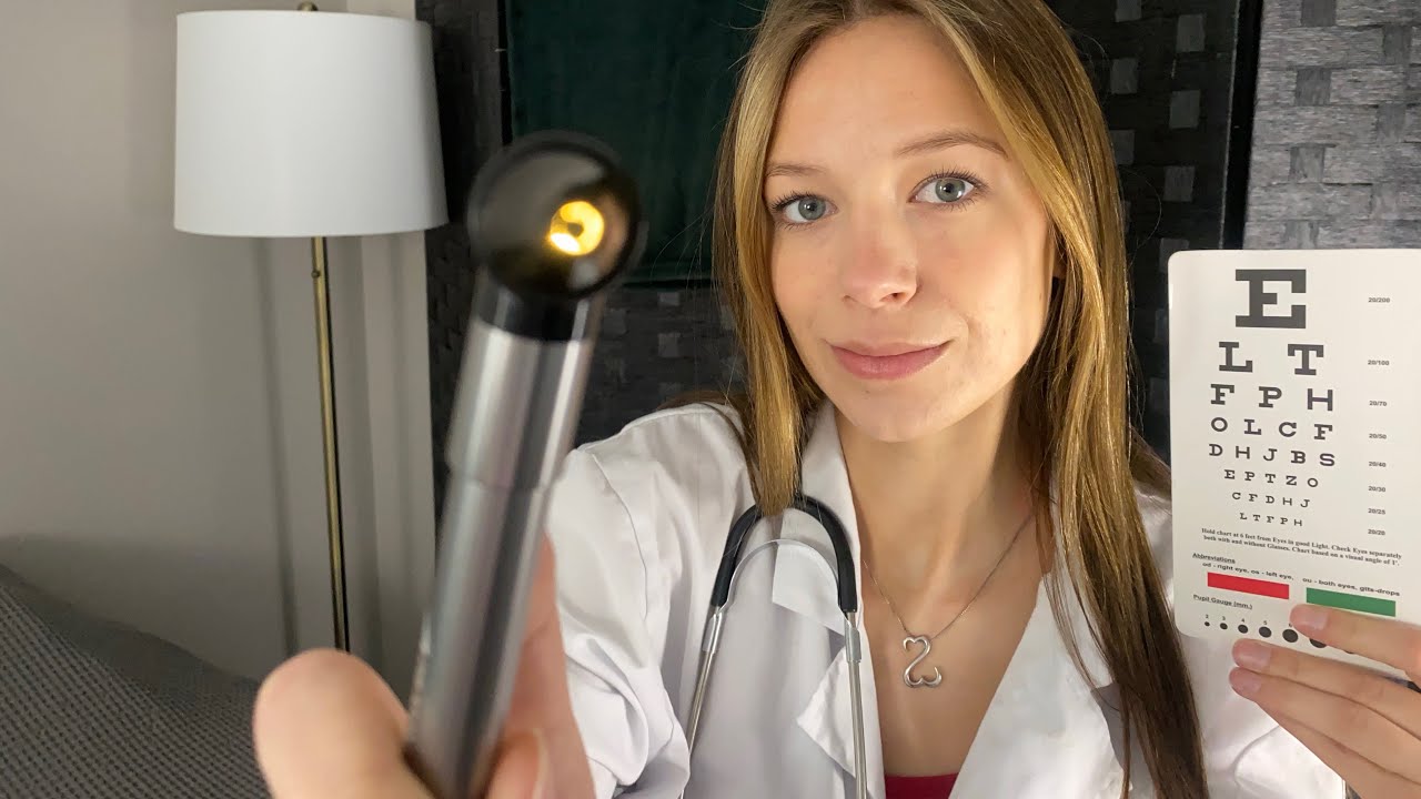 ASMR POV Cranial Nerve Exam Detailed|Hearing, Eye, Smell/Taste Tests | Sensory Sounds | Soft Spoken