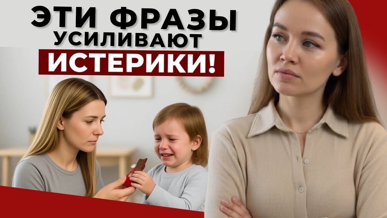 Это нельзя говорить во время детской истерики. Ошибки родителей