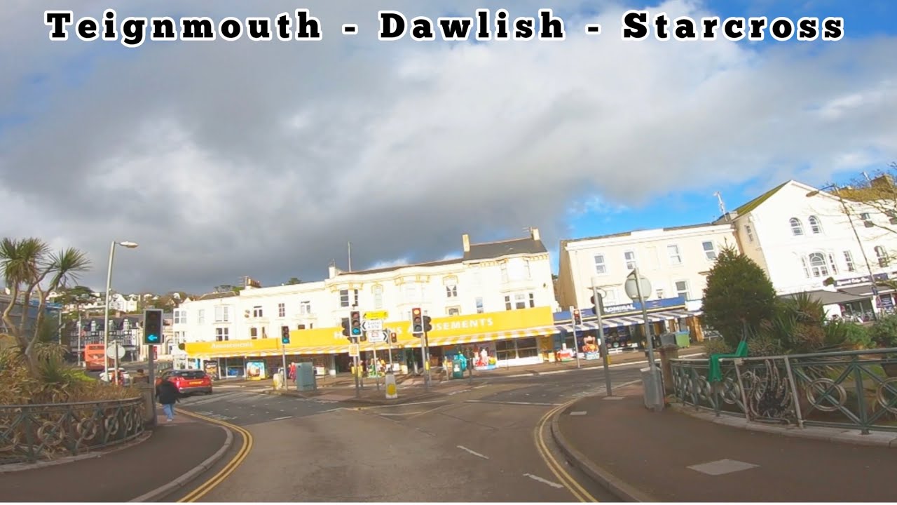 A drive with us production 14/12/23 Teignmouth - Dawlish - Starcross South Devon coast England GoPro