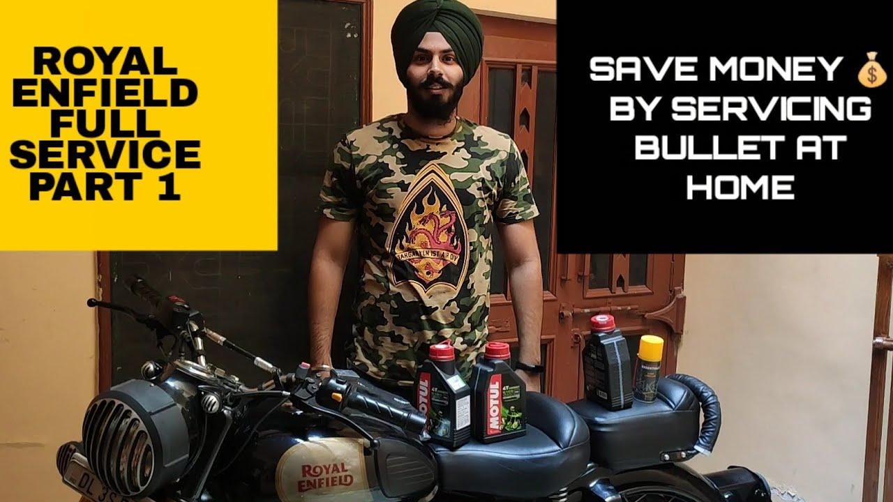 Royal Enfield Classic 350 2020 Service At Home  | PART 1 | Best Engine Oil For Royal Enfield |