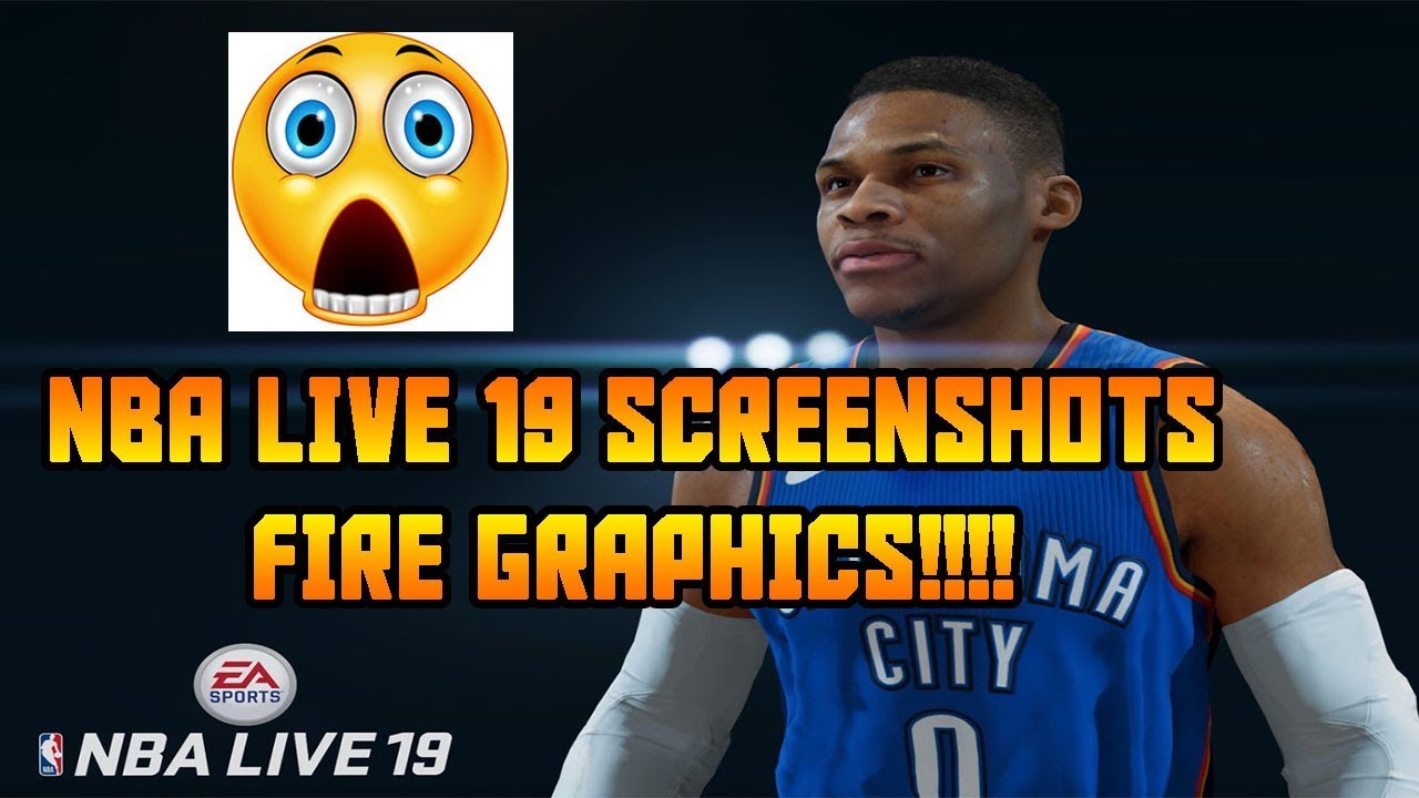 #NBALIVE19 SCREENSHOTS WITH FIRE GRAPHICS! LOOKS BETTER THAN NBA2K19?!
