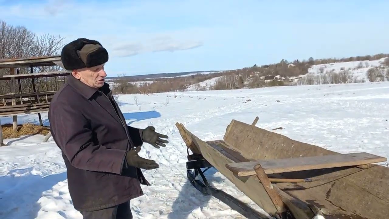 Кінні робочі сани.