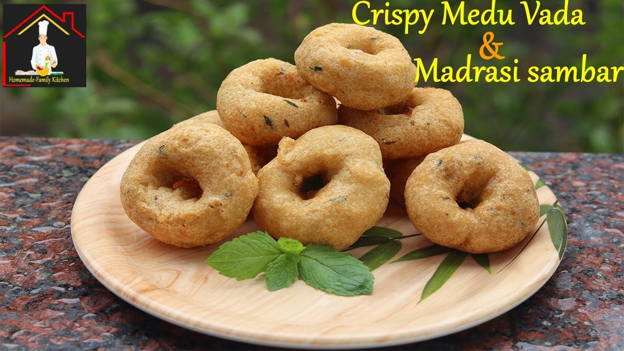 Crispy Medu Vada and Madrasi sambar Recipe | આ રીતે બનાવો મેંદુવડા | એકદમ રેસ્ટોરન્ટ જેવા મેંદુવડા |