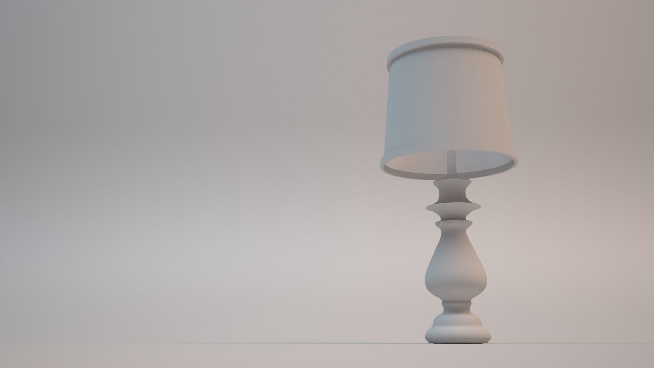3d Max Tutorial - Table Lamp