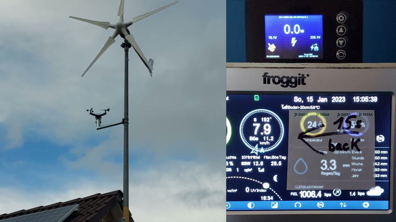 IstaBreeze i2000 + SUN Grid Tie Inverter + ecowitt weather = a perfect symbiosis