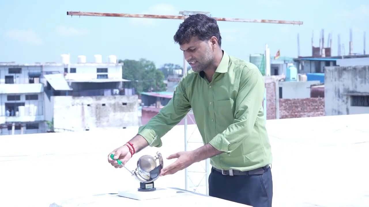 Installation of sunshine recorder