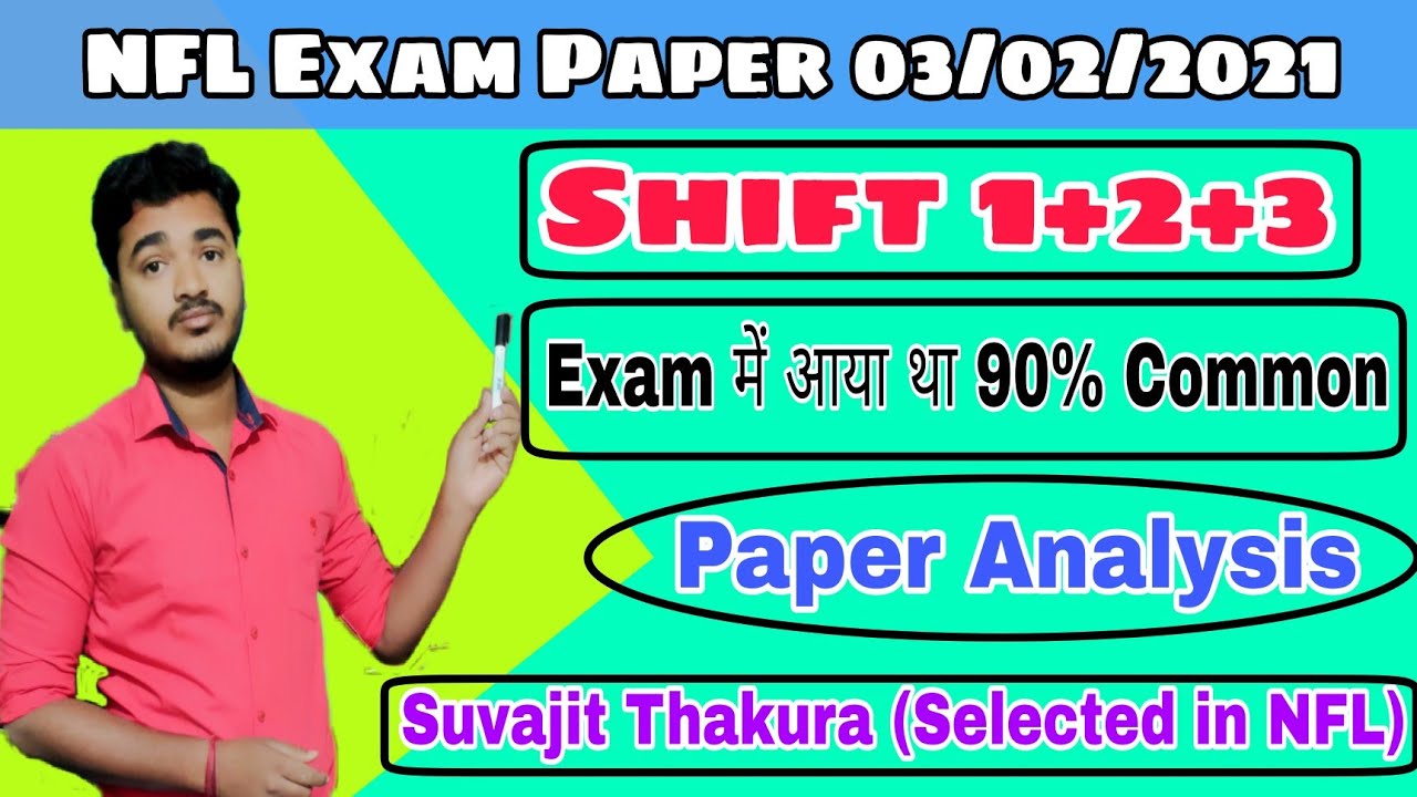 NFL Exam Paper 03/02/2021 Analysis || NFL Exam Paper Discussion || NFL Fitter Exam Paper 2021