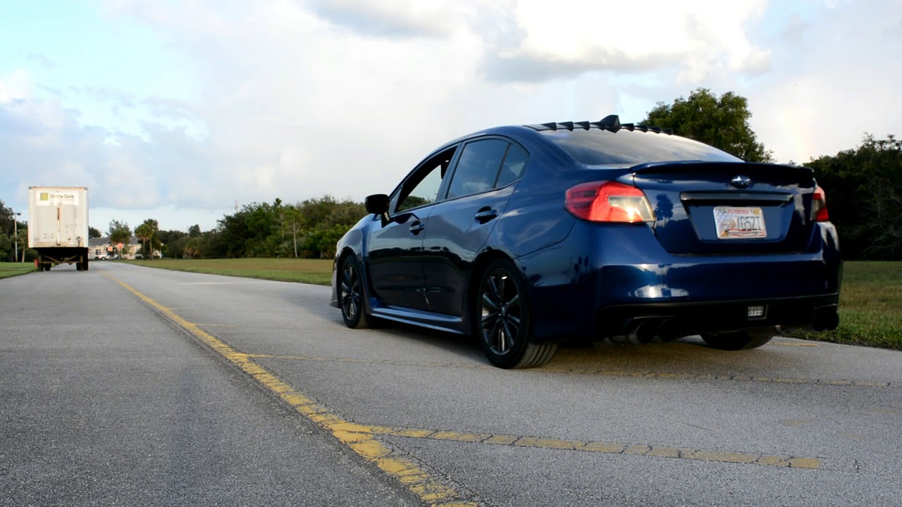 2015 + Subaru WRX Invidia Gemini R400 Turbo Back Exhaust Sound Demo With Catless TurboXS Downpipe