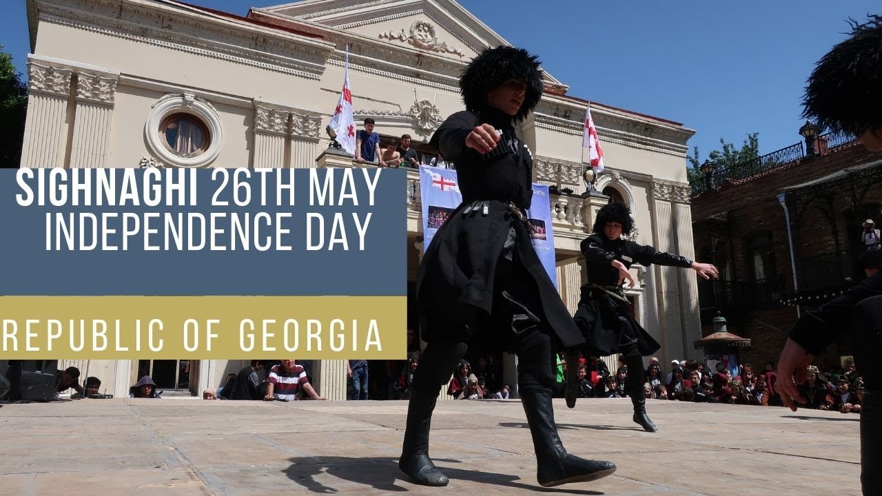 SIGHNAGHI GEORGIA - Traditional Dancing - Independence Day in Kakheti