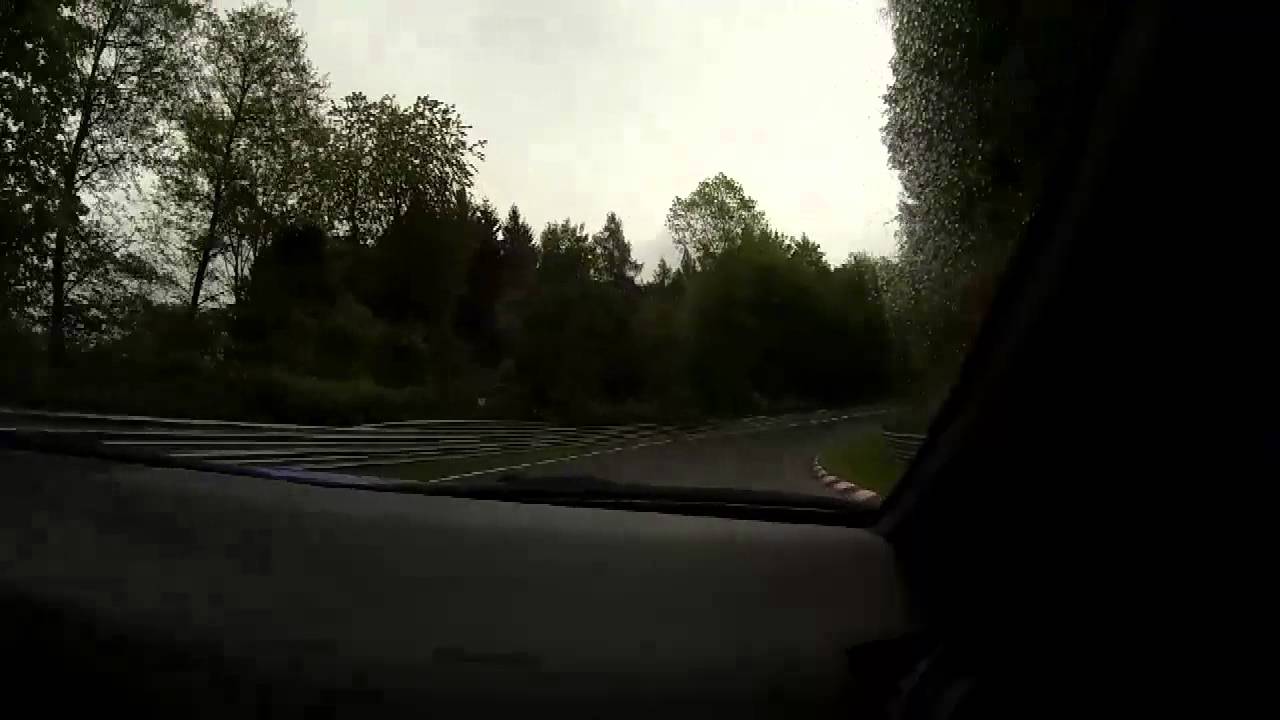 Fast lap of the Nurburgring in the wet with Dale Lomas