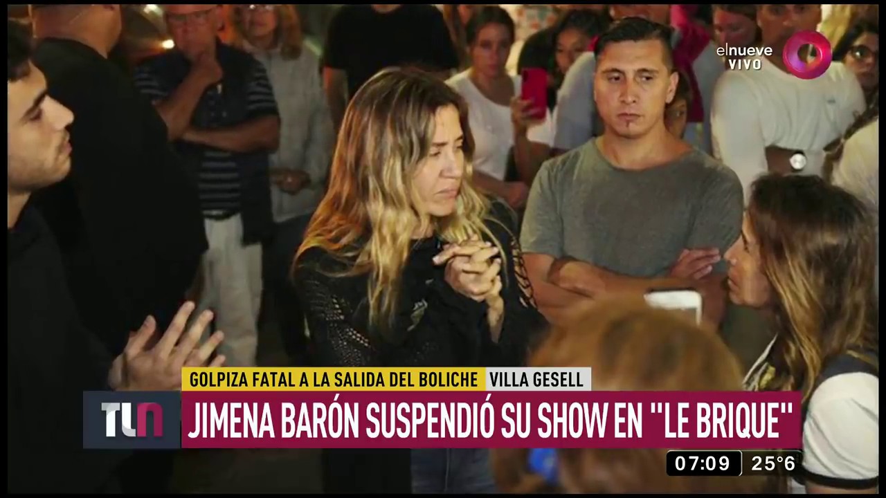 Jimena Bar&oacute;n suspendi&oacute; su show en &lsquo;Le Brique&rsquo;