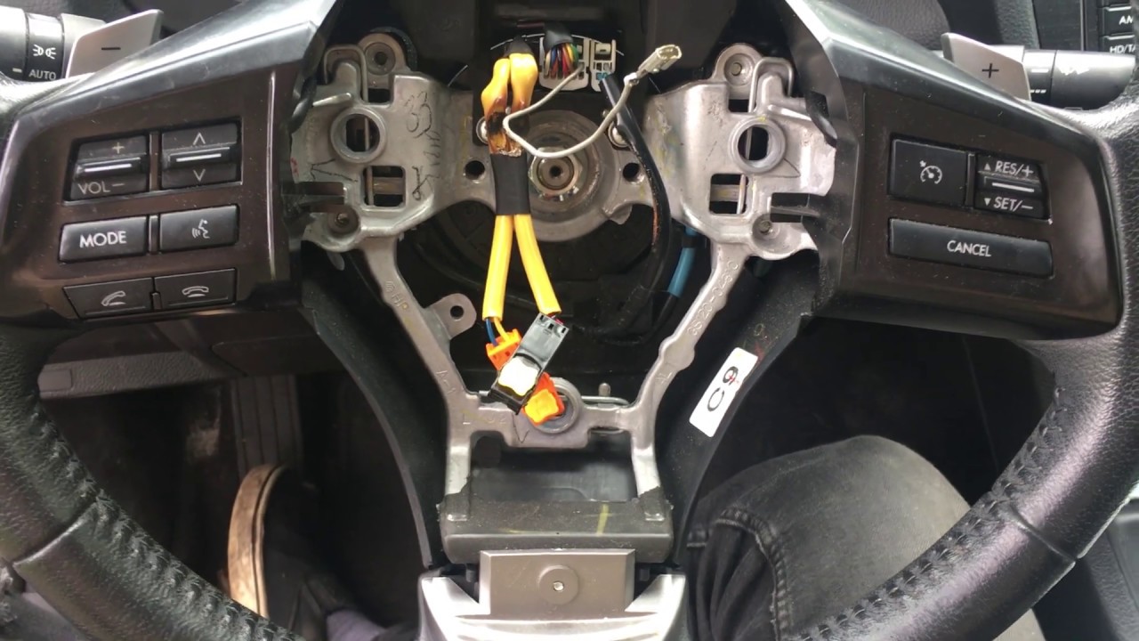 2013 Subaru Impreza Steering Wheel Airbag Replacement