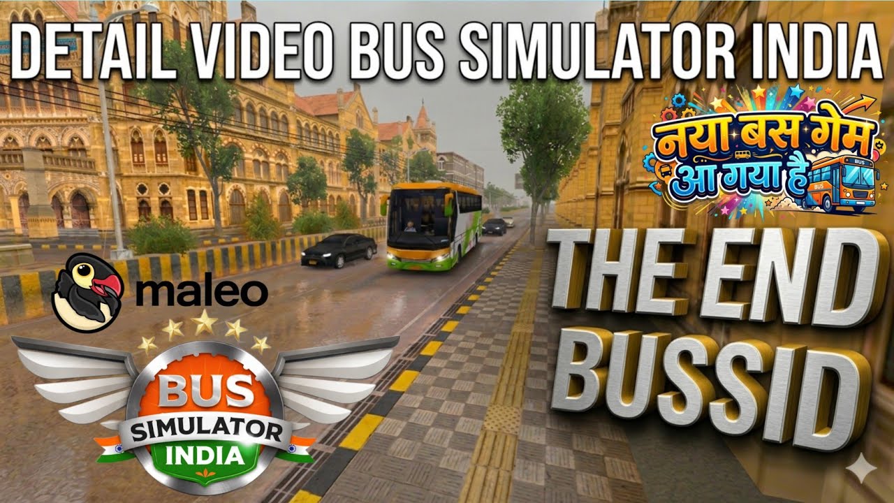 Detail Video Bus Simulator india 🇮🇳 Maleo New Bus Game Released Rival Bus Simulator india