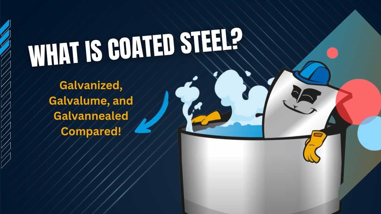 What Is Coated Steel? Exploring Galvanized, Galvalume, and Galvannealed Coatings