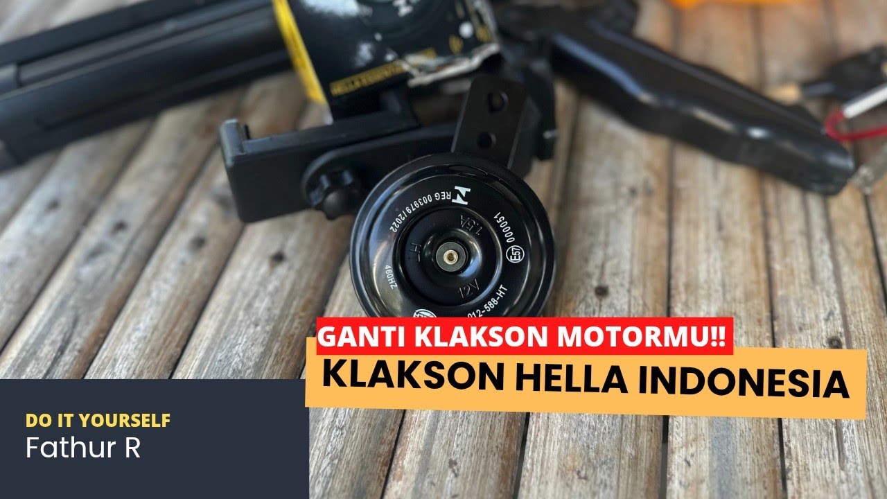 Ganti klakson motor || Klakson dari Hella Indonesia
