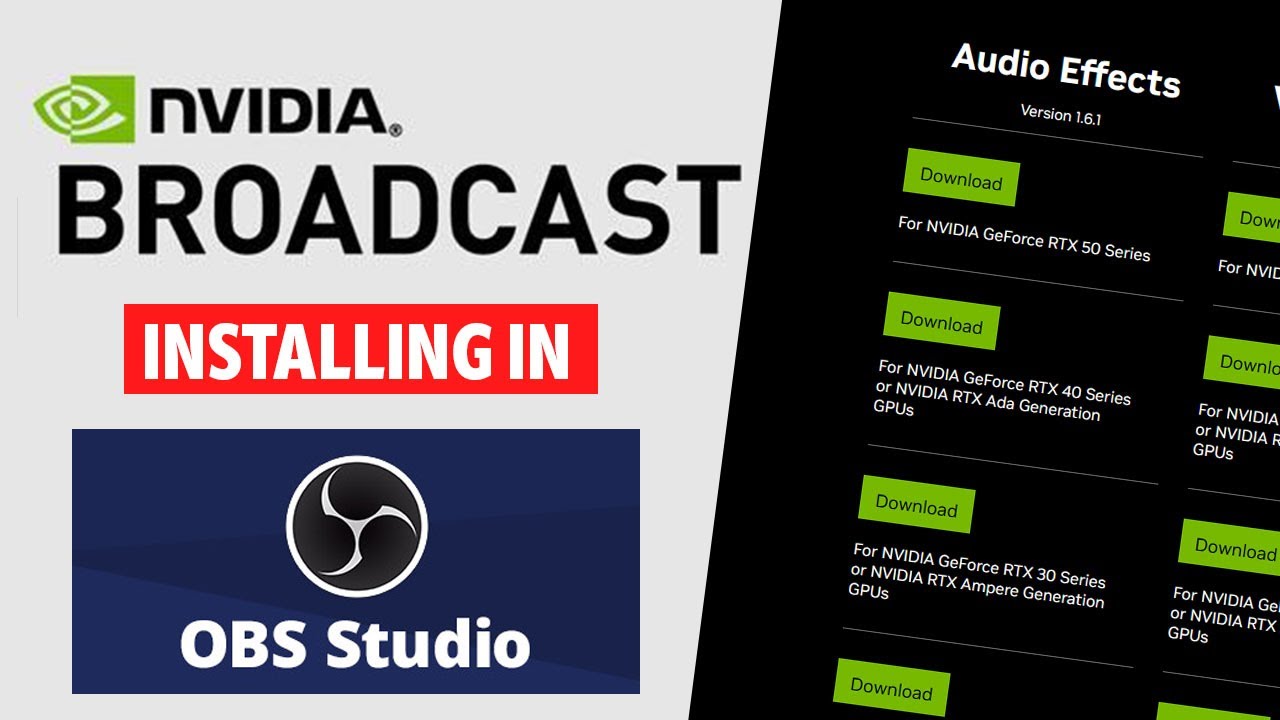Как использовать NVIDIA Broadcast в OBS Studio для удаления фонового шума микрофона