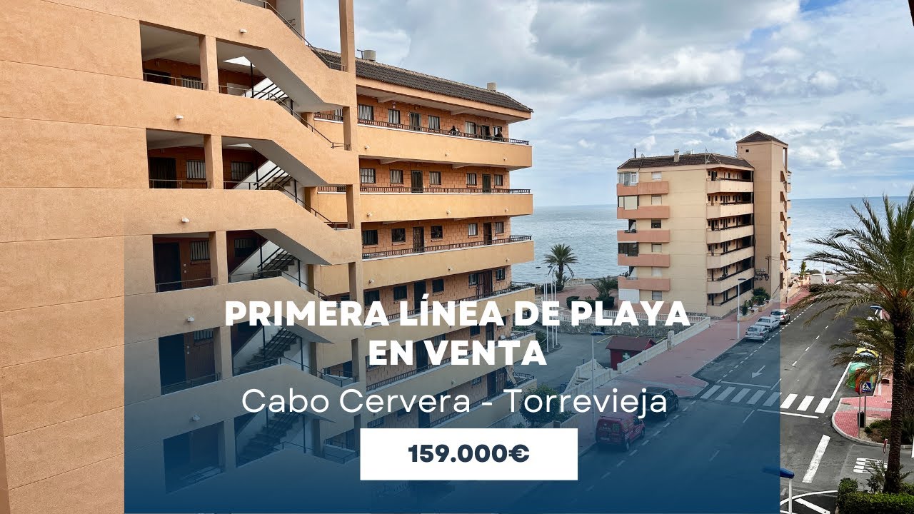 PRIMERA LÍNEA DE PLAYA | TORREVIEJA | 159.000€ | MARCELI COSTA BLANCA INMOBILIARIA