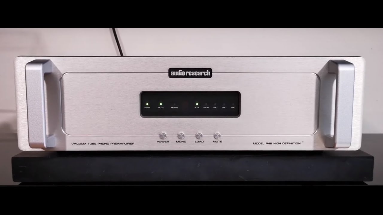 Audio Research PH6 High Definition Vacuum Tube Phono Preamplifier (2010)