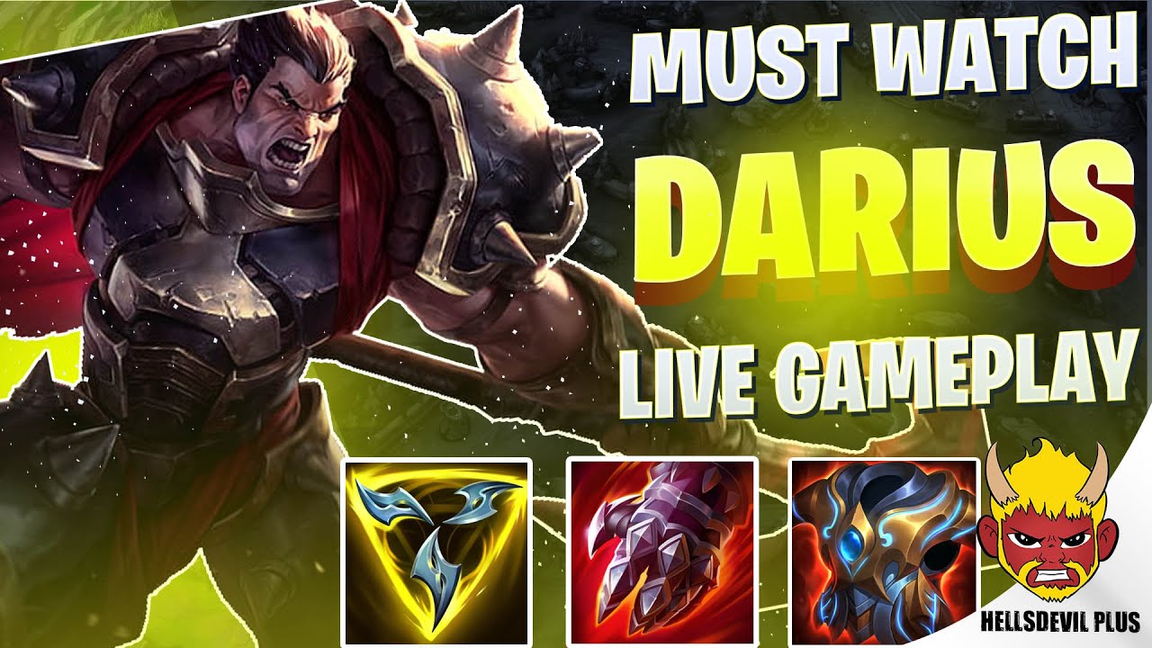 MUST WATCH DARIUS GAME (INTENSE) - Wild Rift HellsDevil Plus Gameplay