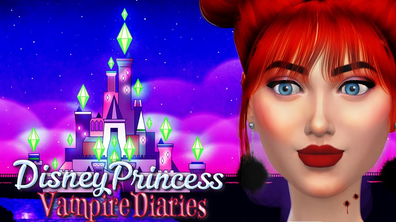 Princess Ariel GETS BIT! | Sims 4  Disney Princess Vampire Diaries- Ep.1