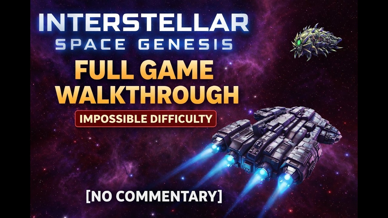 Interstellar Space Genesis - Impossible Difficulty | Full Game Walkthrough - Domination Victory 2249