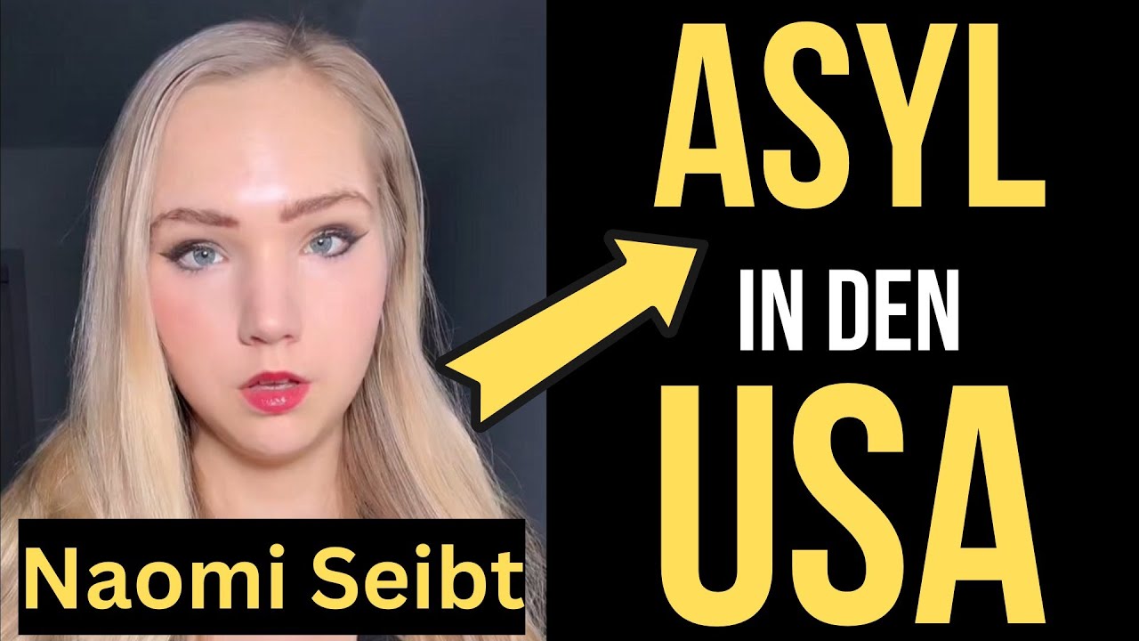 AfD-Influencerin Naomi Seibt beantragt Asyl in den USA - Wegen politischer Verfolgung 🤡